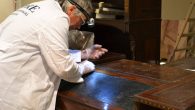 Els mobles de Víctor Balaguer, a exposición durante el mes de mayo. Los alumnos de la escuela, realizaron prácticas de restauración de mueble.        